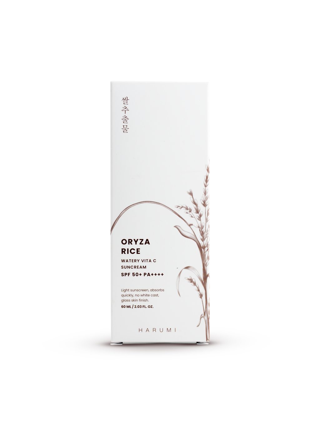 Harumi Oryza Rice Watery Vita C Suncream - Caja