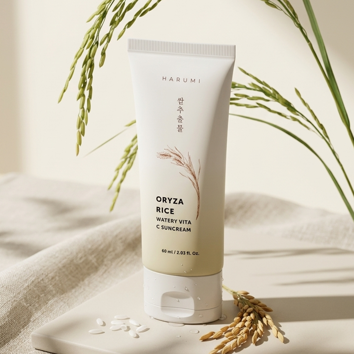 Harumi Oryza Rice Watery Vita C Suncream